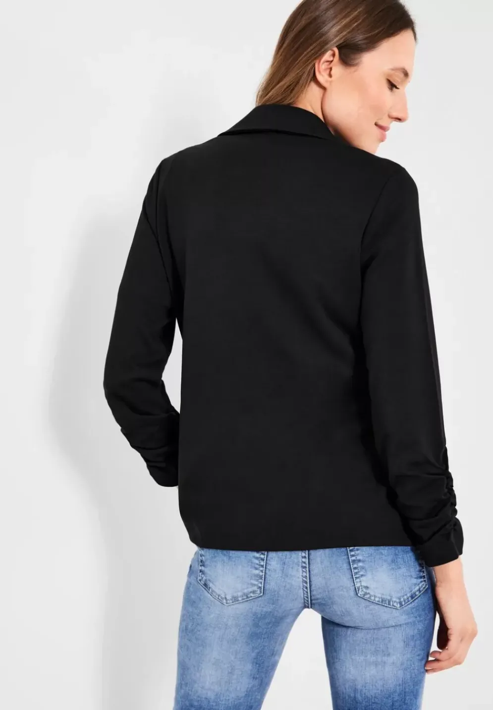 Sweatblazer Mit Raffung