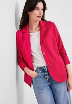 Sweatblazer Mit Raffungen