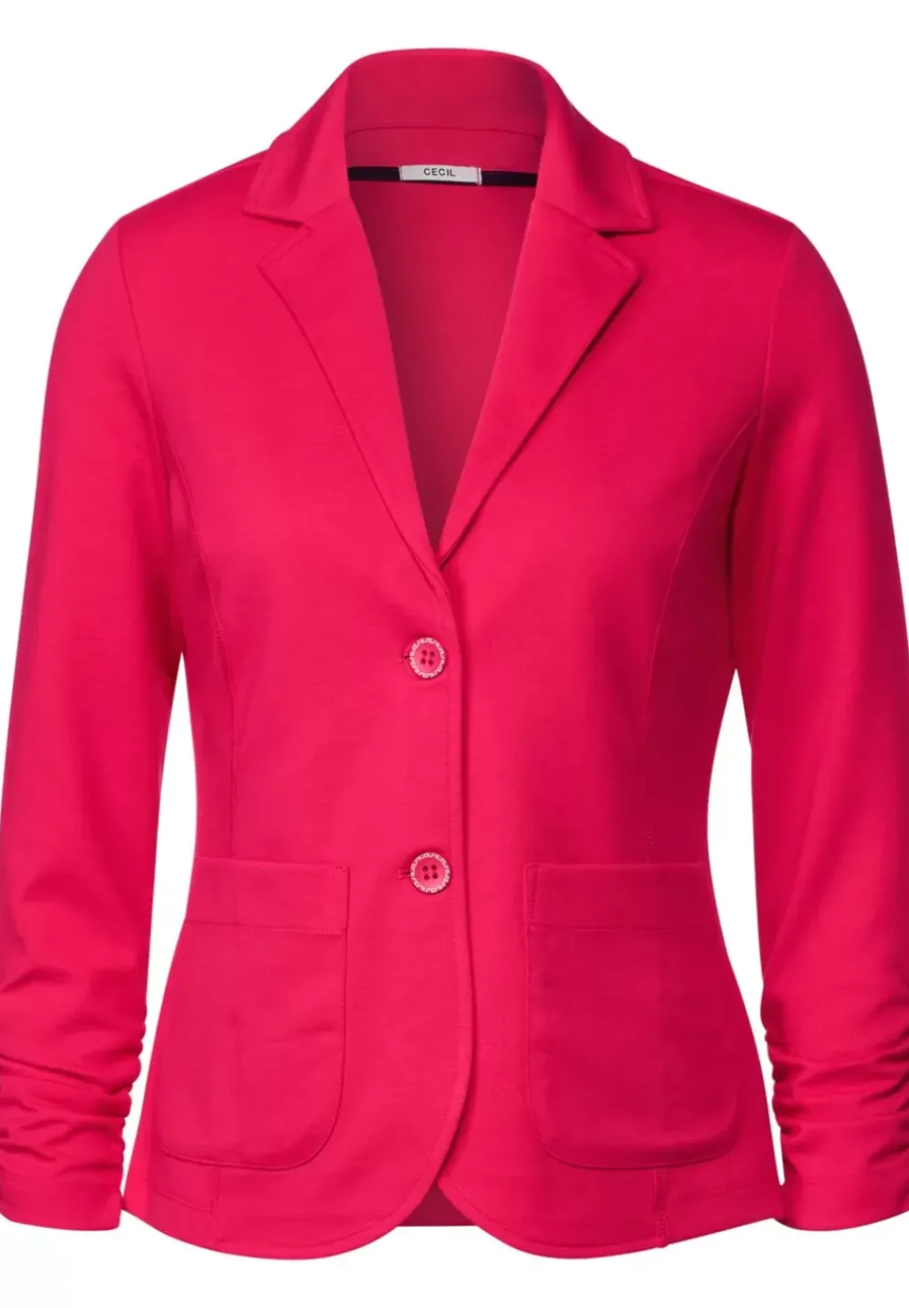 Sweatblazer Mit Raffungen