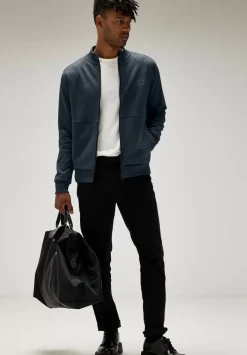 Sweatjacke Mit Stehkragen