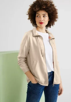 Sweatjacke Mit Stehkragen