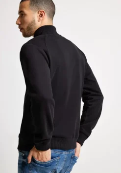 Sweatjacke Mit Troyerkragen