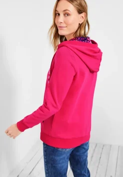 Sweatjacket Mit Print