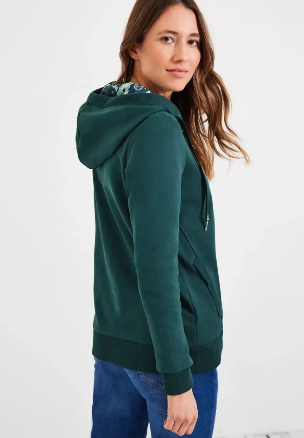 Sweatjacket Mit Print