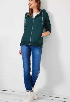 Sweatjacket Mit Print