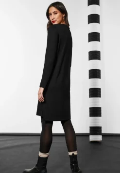 Sweatkleid In Unifarbe