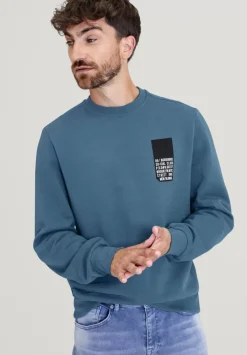 Sweatshirt Mit Brustprint