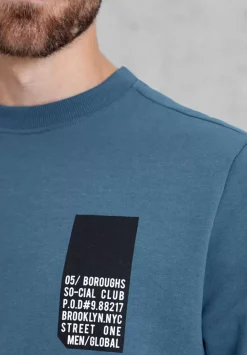 Sweatshirt Mit Brustprint