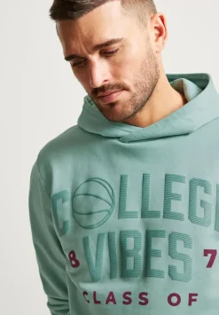 Sweatshirt Mit College Print