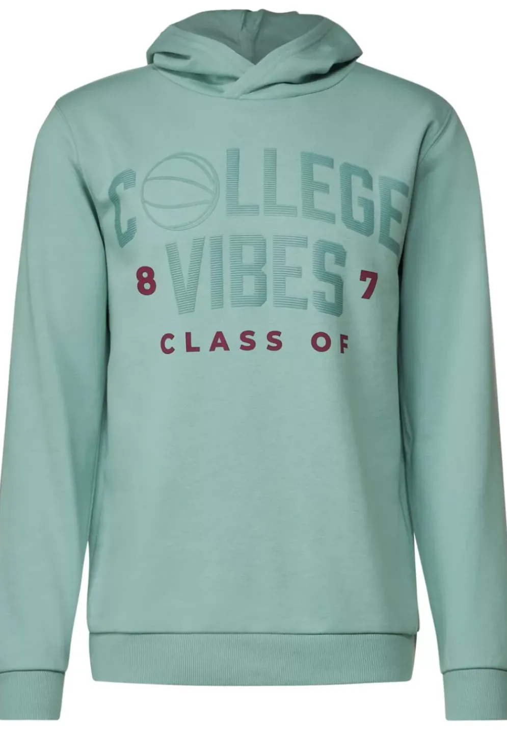 Sweatshirt Mit College Print