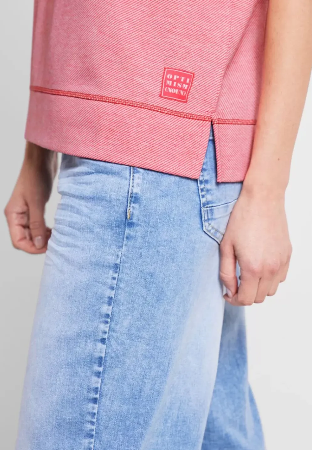 Sweatshirt Mit Halbarm