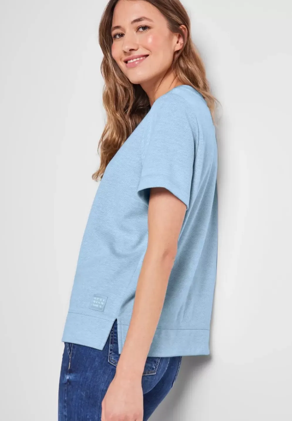 Sweatshirt Mit Halbarm