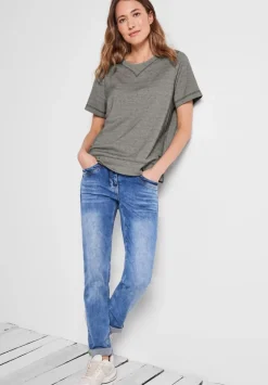 Sweatshirt Mit Halbarm