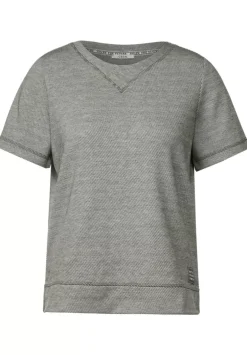 Sweatshirt Mit Halbarm