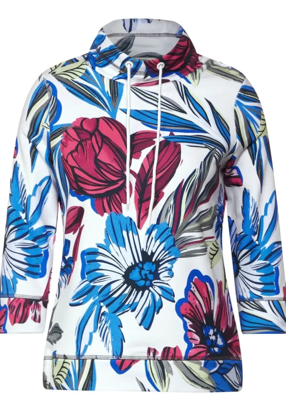 Sweatshirt Mit Stehkragen