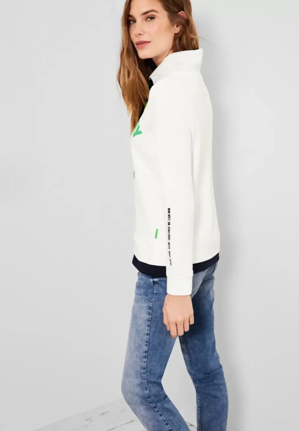 Sweatshirt Mit Wording