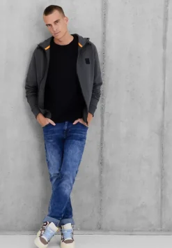 Sweatshirtjacke Mit Kapuze