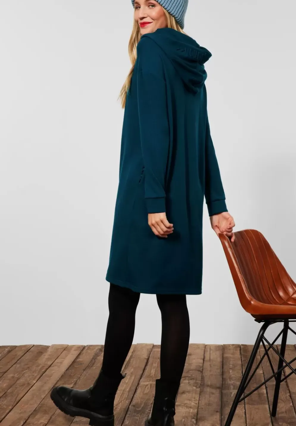 Sweatshirtkleid Mit Zipper