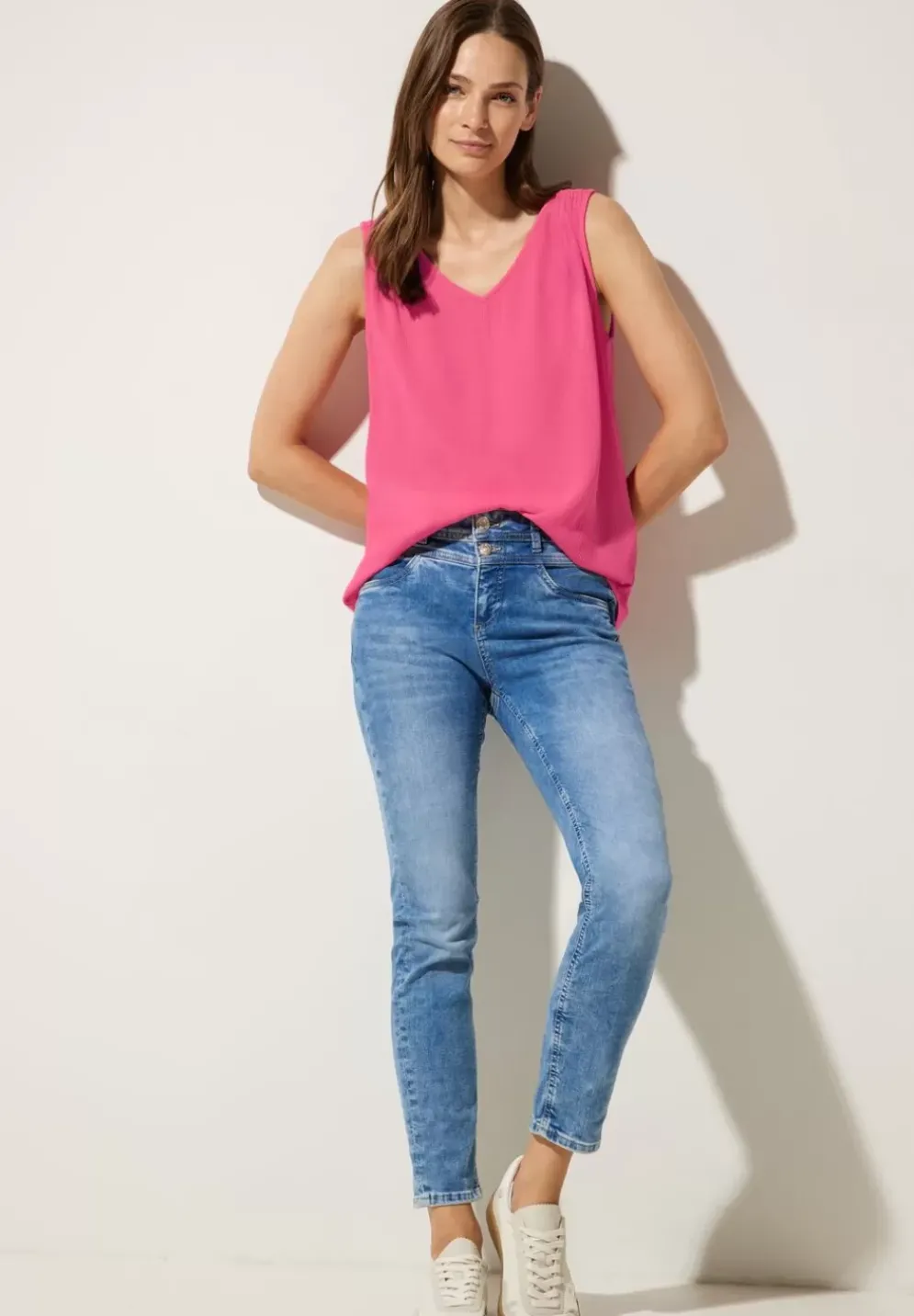 Top Mit Raffdetail