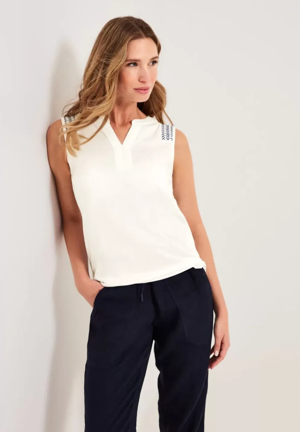 Top Mit Smockdetails
