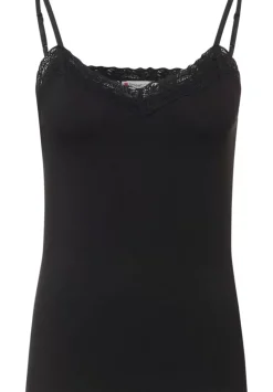 Top Mit Spitzendetail