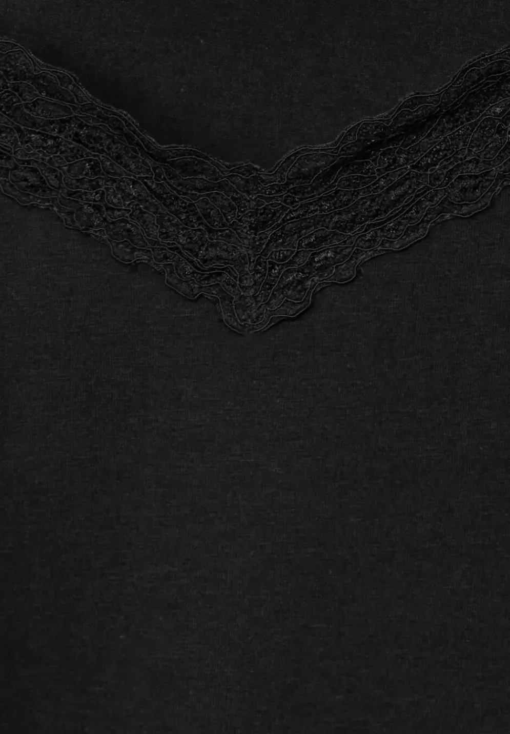 Top Mit Spitzendetail