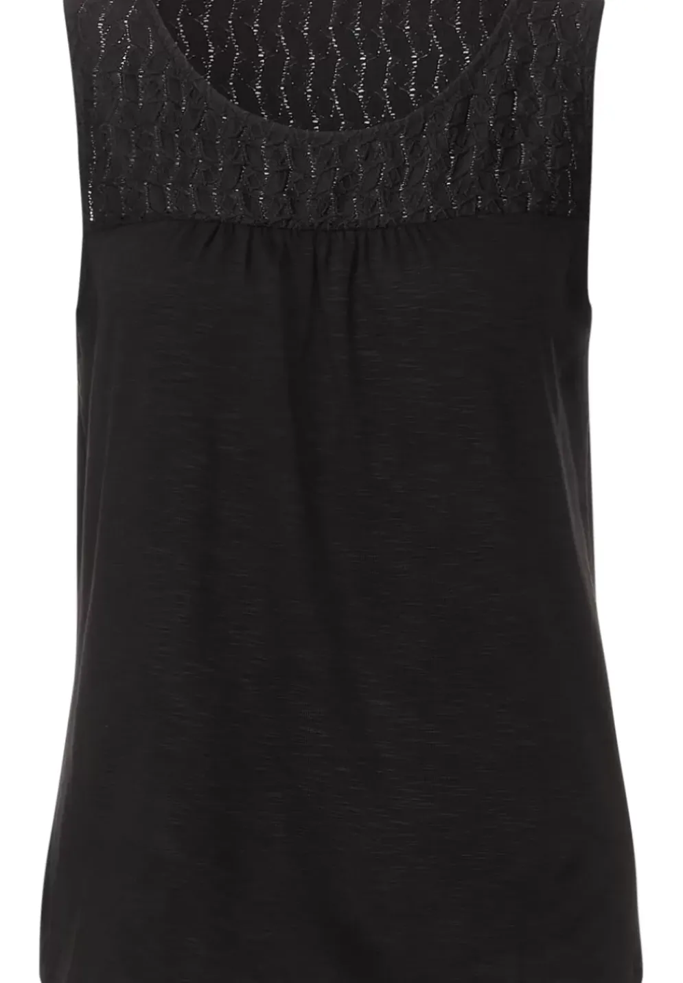 Top Mit Spitzendetail