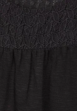 Top Mit Spitzendetail