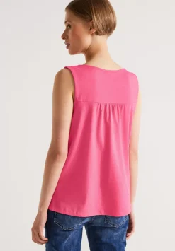 Top Mit Spitzendetail