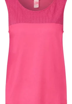Top Mit Spitzendetail