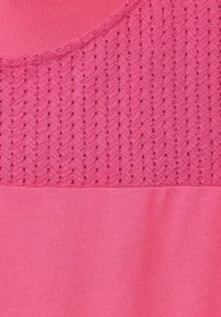 Top Mit Spitzendetail
