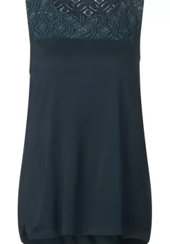 Top Mit Spitzendetail
