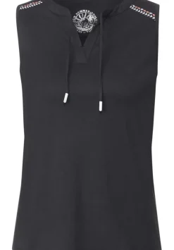 Top Mit Stickereidetail