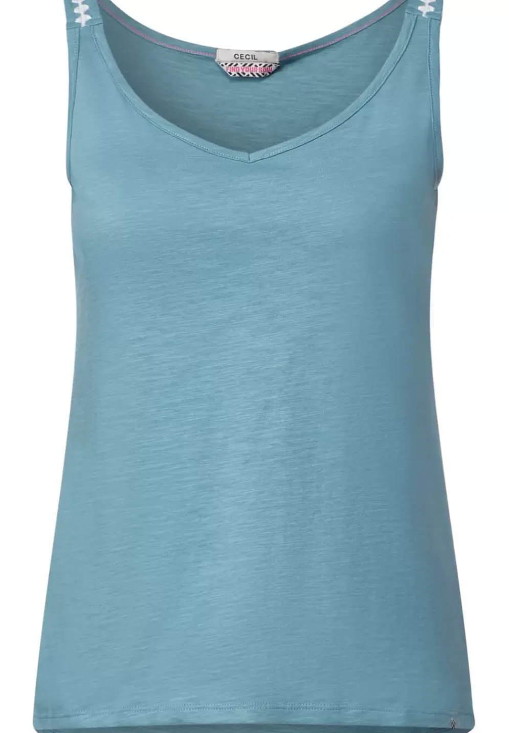 Top Mit Zick Zack Dessin