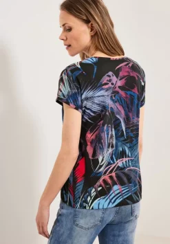 Tos Aop Cold Shoulder