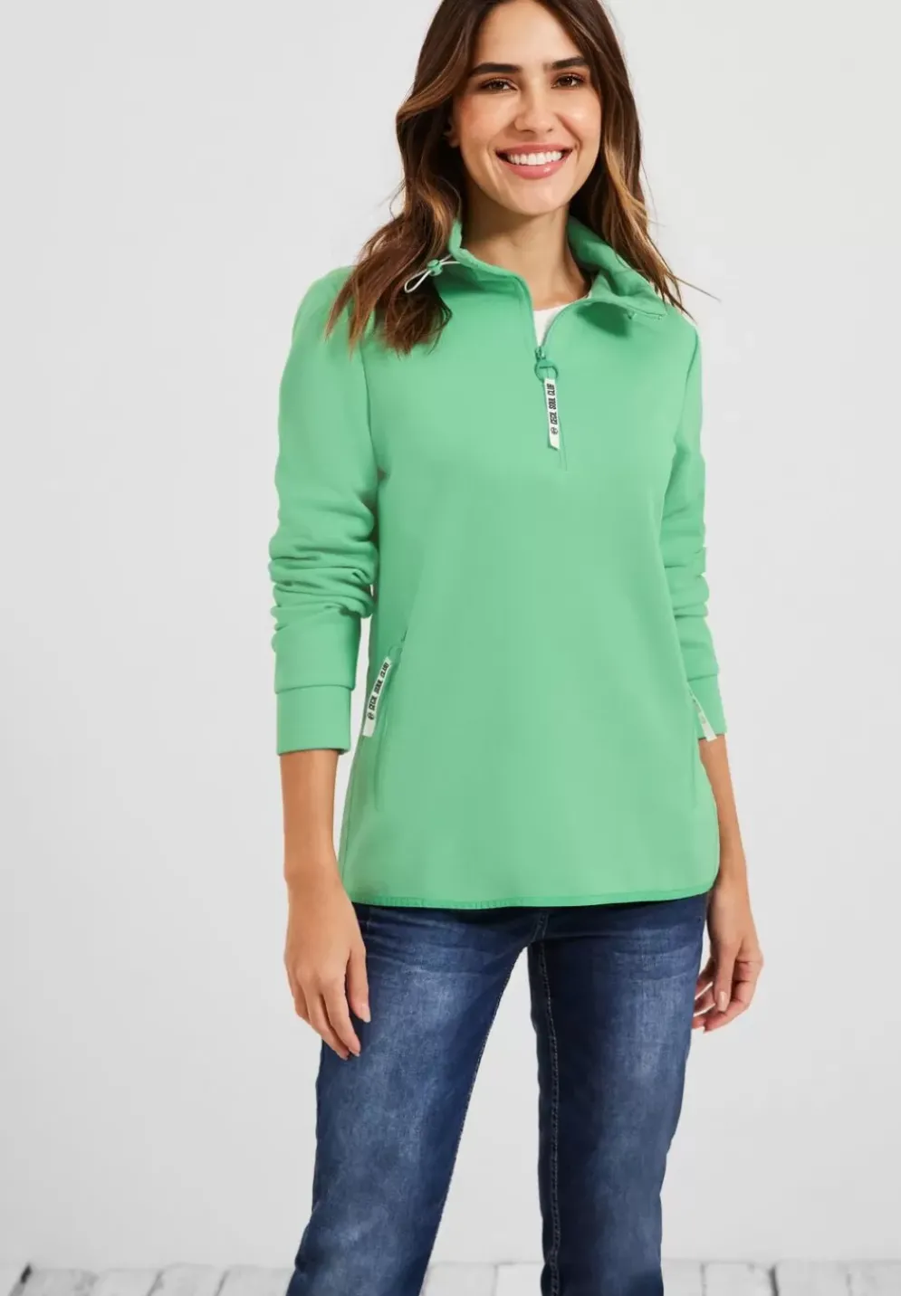 Troyer Pullover Mit Zipper