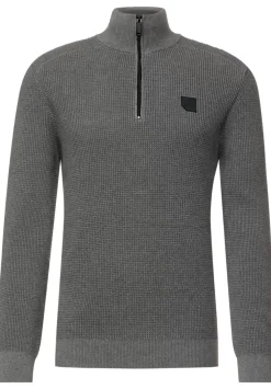 Troyerpullover Mit Zipper
