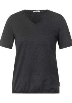 T-Shirt Im Ajour Look