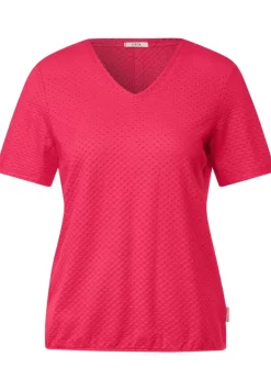 T-Shirt Im Ajour Look