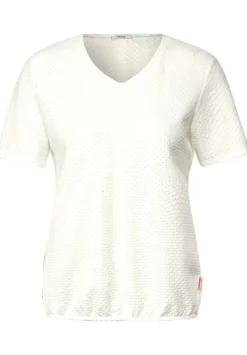 T-Shirt Im Ajour Look