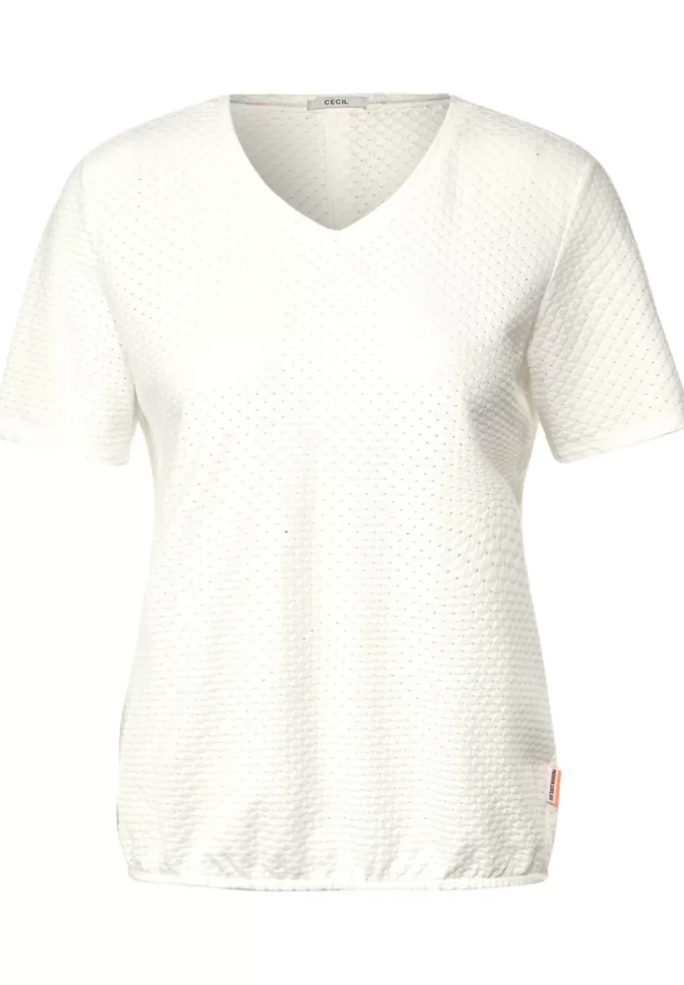 T-Shirt Im Ajour Look