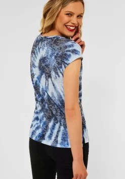 T-Shirt Im Burnout Dessin