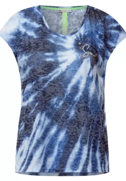 T-Shirt Im Burnout Dessin