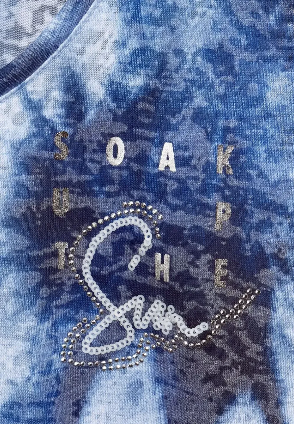 T-Shirt Im Burnout Dessin