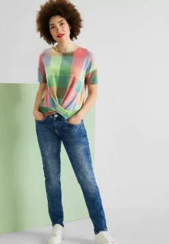 T-Shirt Im Karodessin