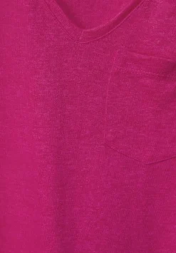 T-Shirt Im Leinenlook