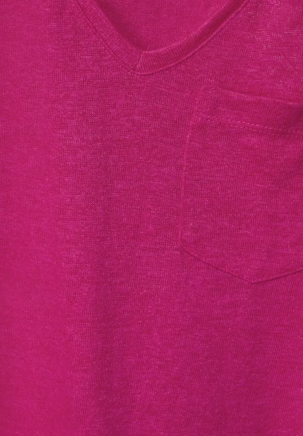 T-Shirt Im Leinenlook
