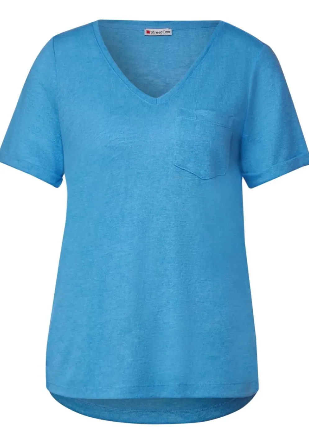 T-Shirt Im Leinenlook