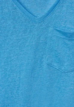 T-Shirt Im Leinenlook