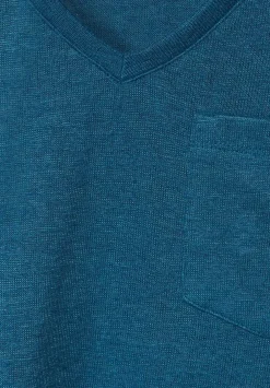 T-Shirt Im Leinenlook